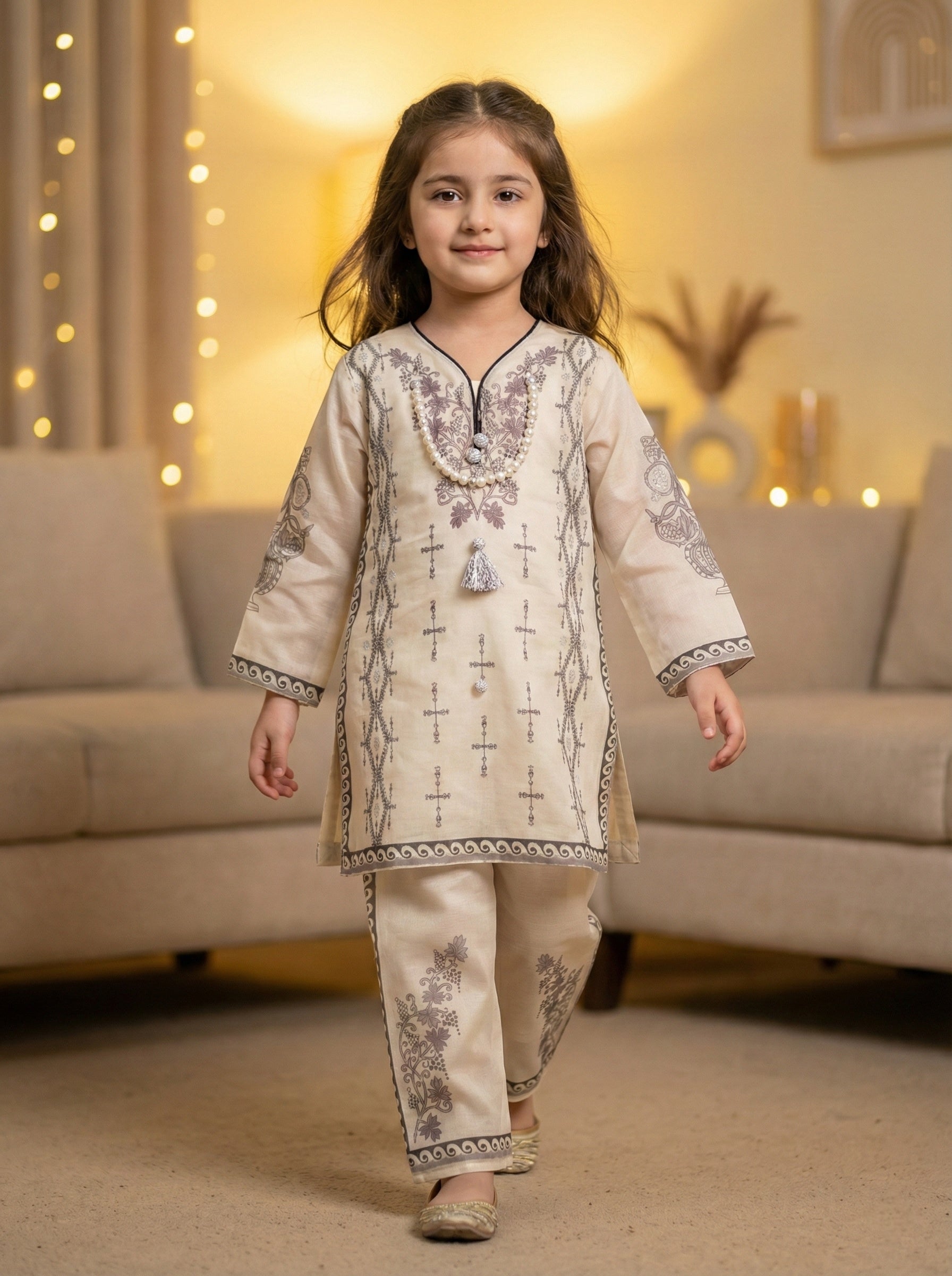 Grace Embroidered Suit