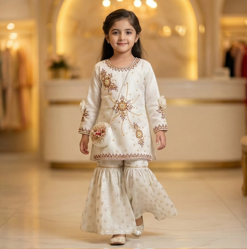 Noor-e-Gul Embroidered Sharara Set