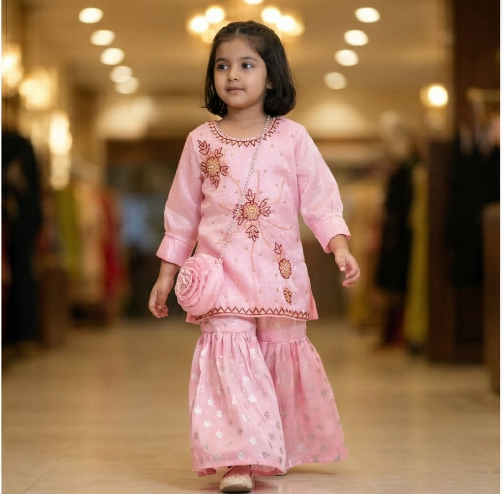 Noor-e-Gul Embroidered Sharara Set