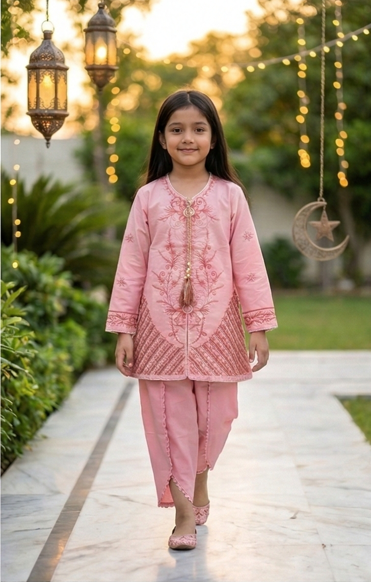 LIYANA FESTIVE SET – BLOSSOM PINK
