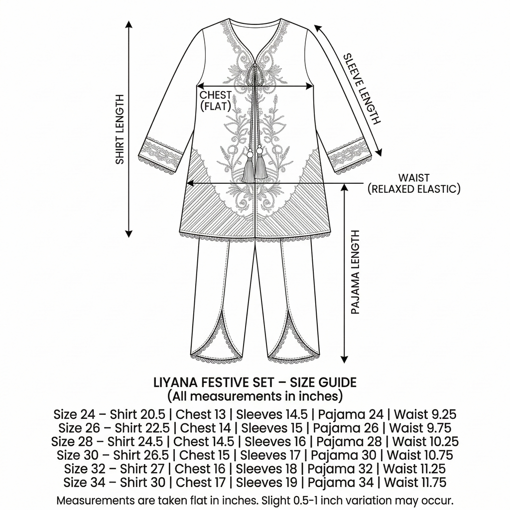 LIYANA FESTIVE SET – SKY BLUE