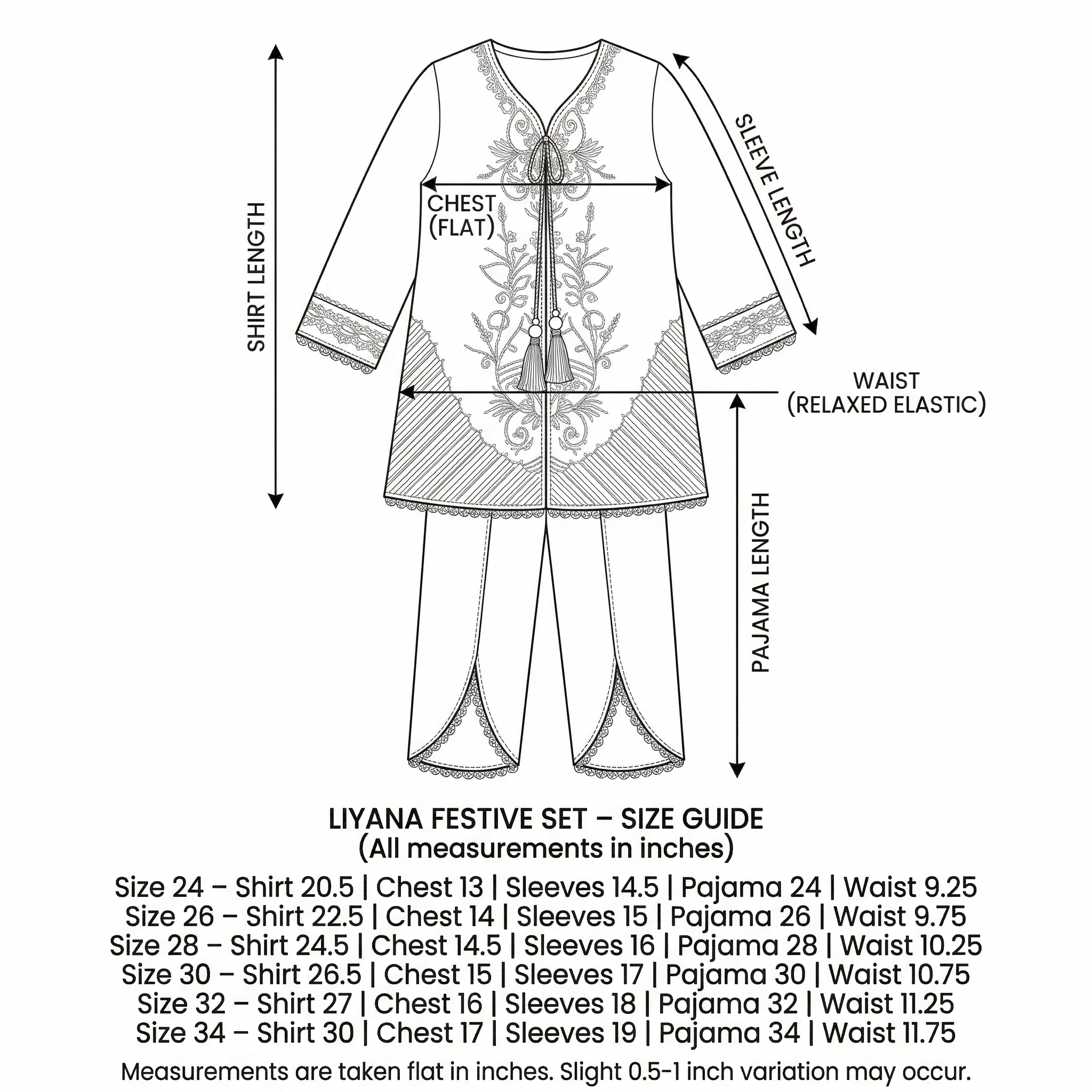 LIYANA FESTIVE SET – SKY BLUE