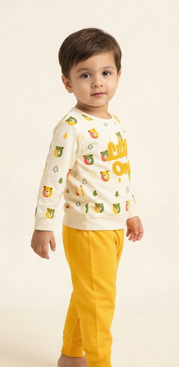 Sunny Cub Playwear Set – Yellow