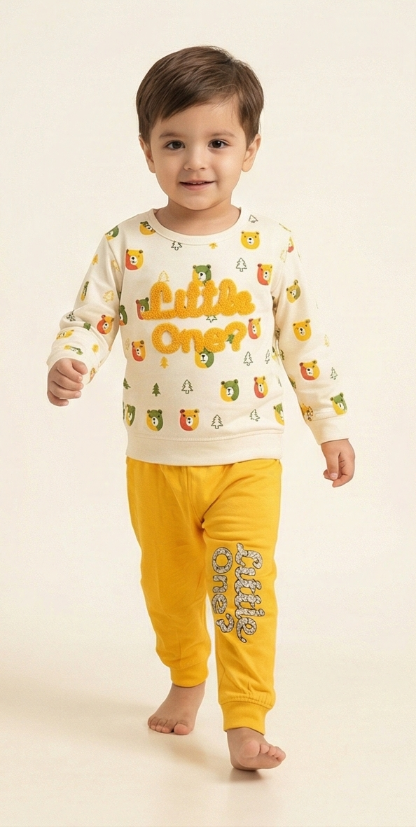 Sunny Cub Playwear Set – Yellow