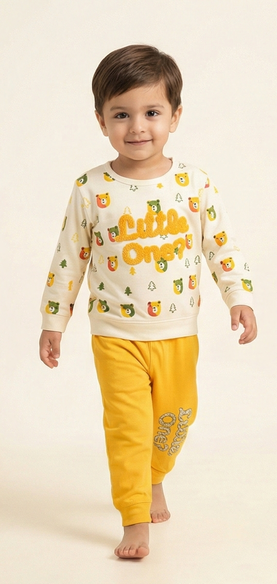 Sunny Cub Playwear Set – Yellow