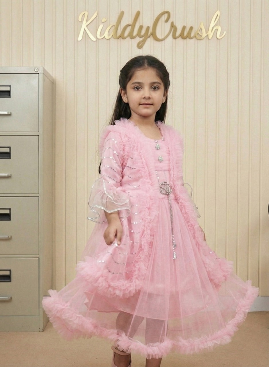 Luna Grace Frock – Blush Pink