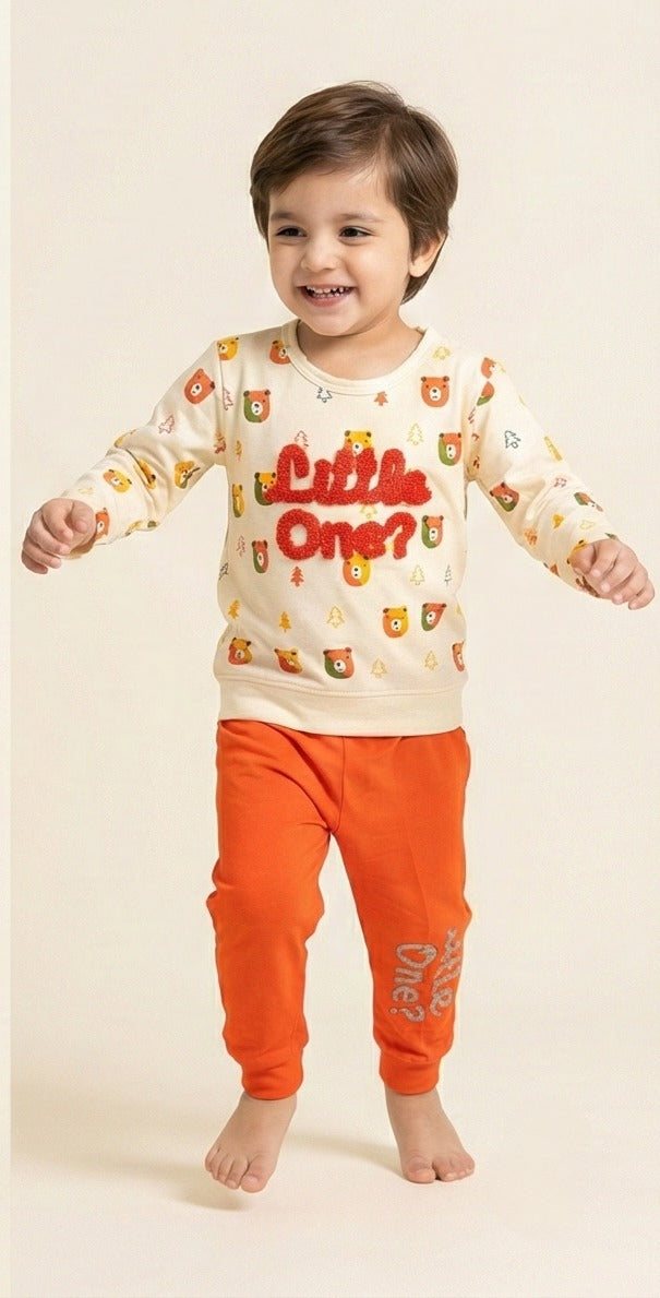 Sunny Cub Playwear Set – Orange