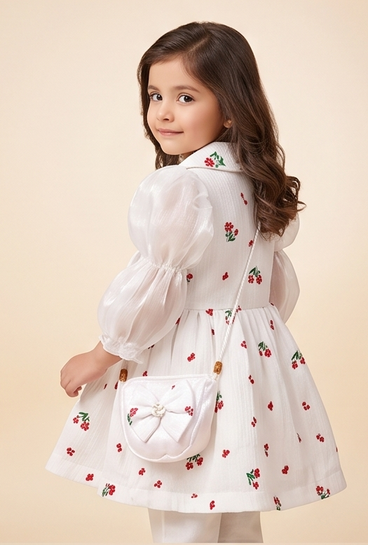 Florelle Luxe Dress Set – Cherry Blossom
