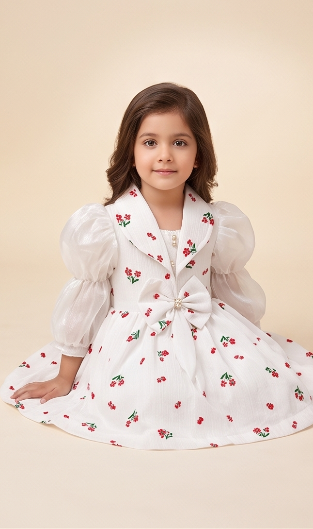 Florelle Luxe Dress Set – Cherry Blossom