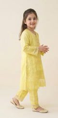 Nooré Anarkali Set – Sunshine Yellow