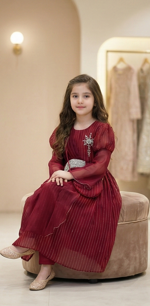 Lunara Glow Maxi Dress – Garnet Bloom