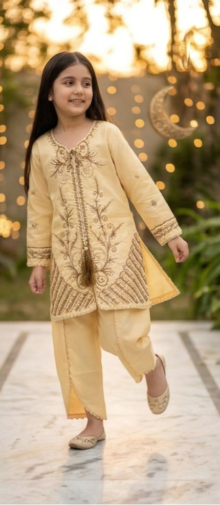 LIYANA FESTIVE SET – SOFT BUTTER YELLOW