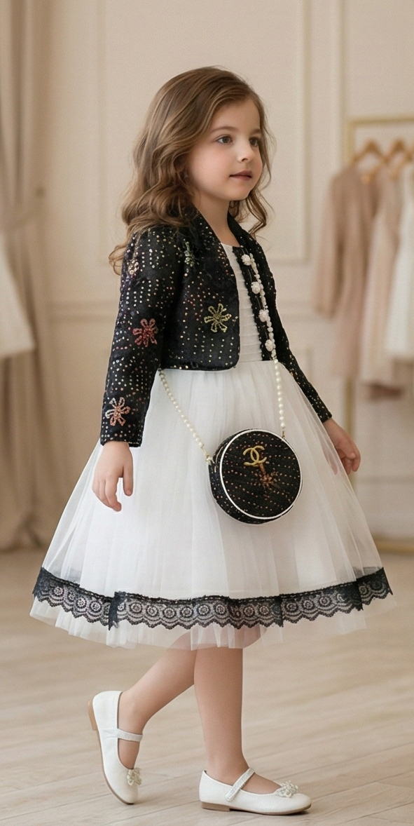 Éloria Luxe Maxi Frock – Midnight Noir