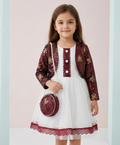 Éloria Luxe Maxi Frock – Velvet Garnet