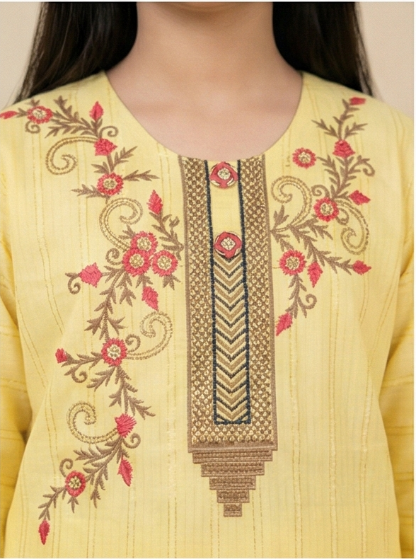 RANIA FESTIVE COTTON SET – SUNSHINE YELLOW