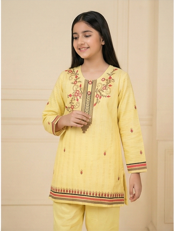 RANIA FESTIVE COTTON SET – SUNSHINE YELLOW