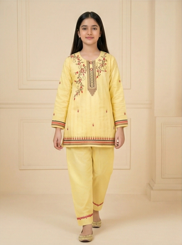 RANIA FESTIVE COTTON SET – SUNSHINE YELLOW