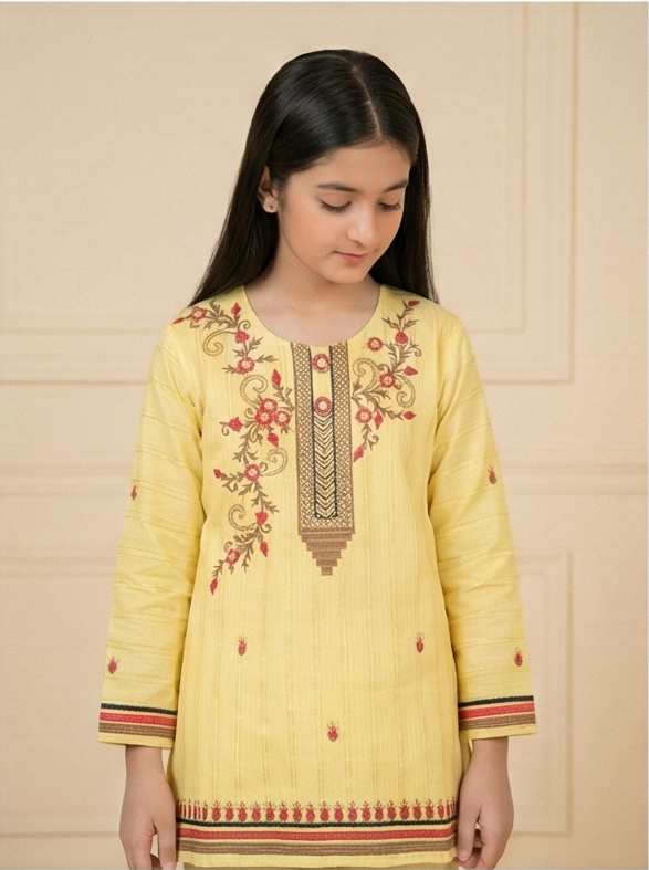 RANIA FESTIVE COTTON SET – SUNSHINE YELLOW