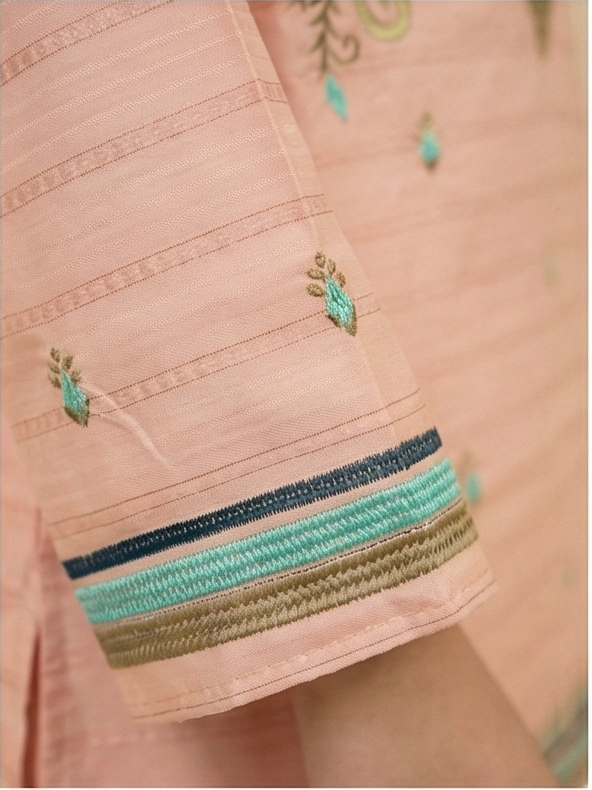 RANIA FESTIVE COTTON SET – BLUSH PEACH