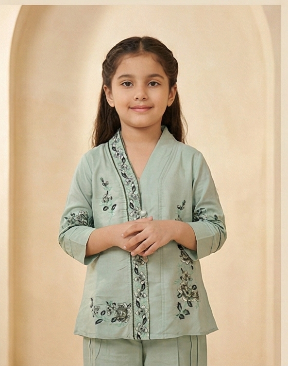 AURELIA COTTON SET – SAGE GREEN