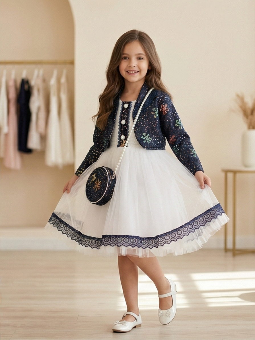 Éloria Luxe Maxi Frock – Twilight Sapphire