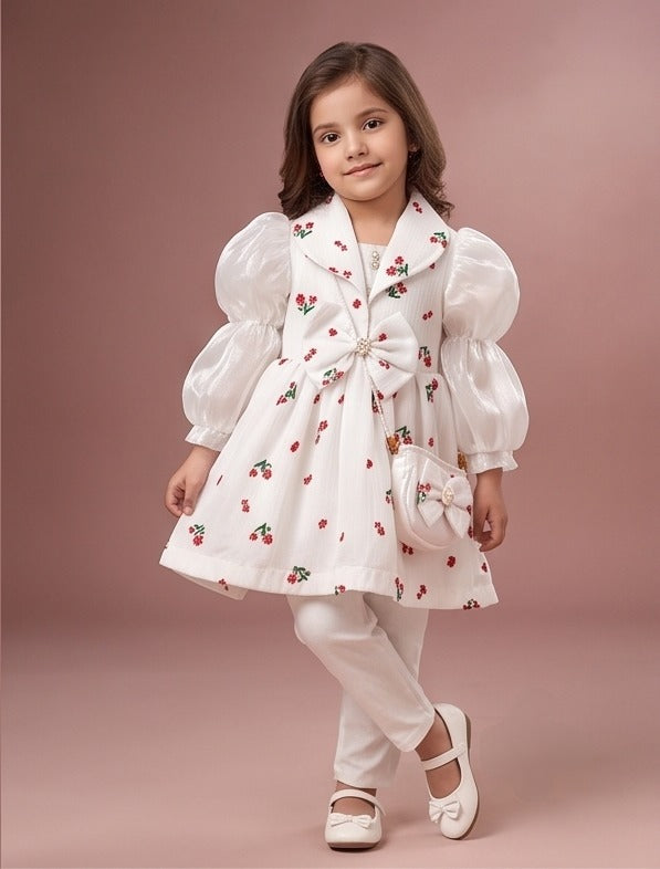 Florelle Luxe Dress Set – Cherry Blossom