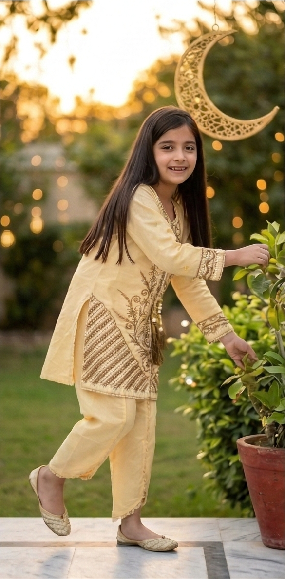 LIYANA FESTIVE SET – SOFT BUTTER YELLOW