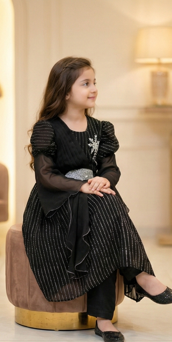 Lunara Glow Maxi Dress – Obsidian Noir