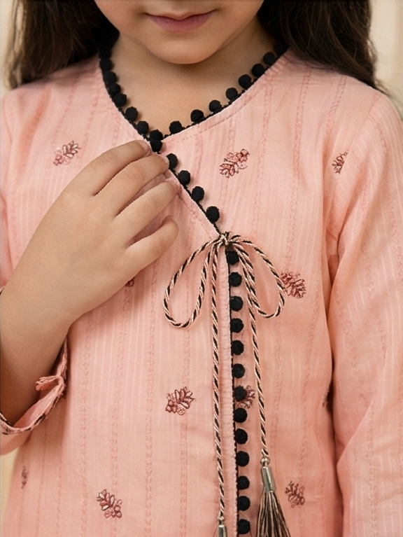 Rosewood Blush – Zaria Luxe Tassel Set (Soft Cotton)