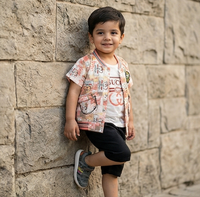 Urban Drift Baba Set – Coral Sand & Cream