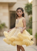 Zarella Luxe Frock Set – Golden Glow