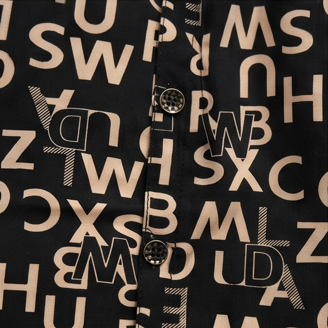 Alphix Co-ord Set – Cocoa Script
