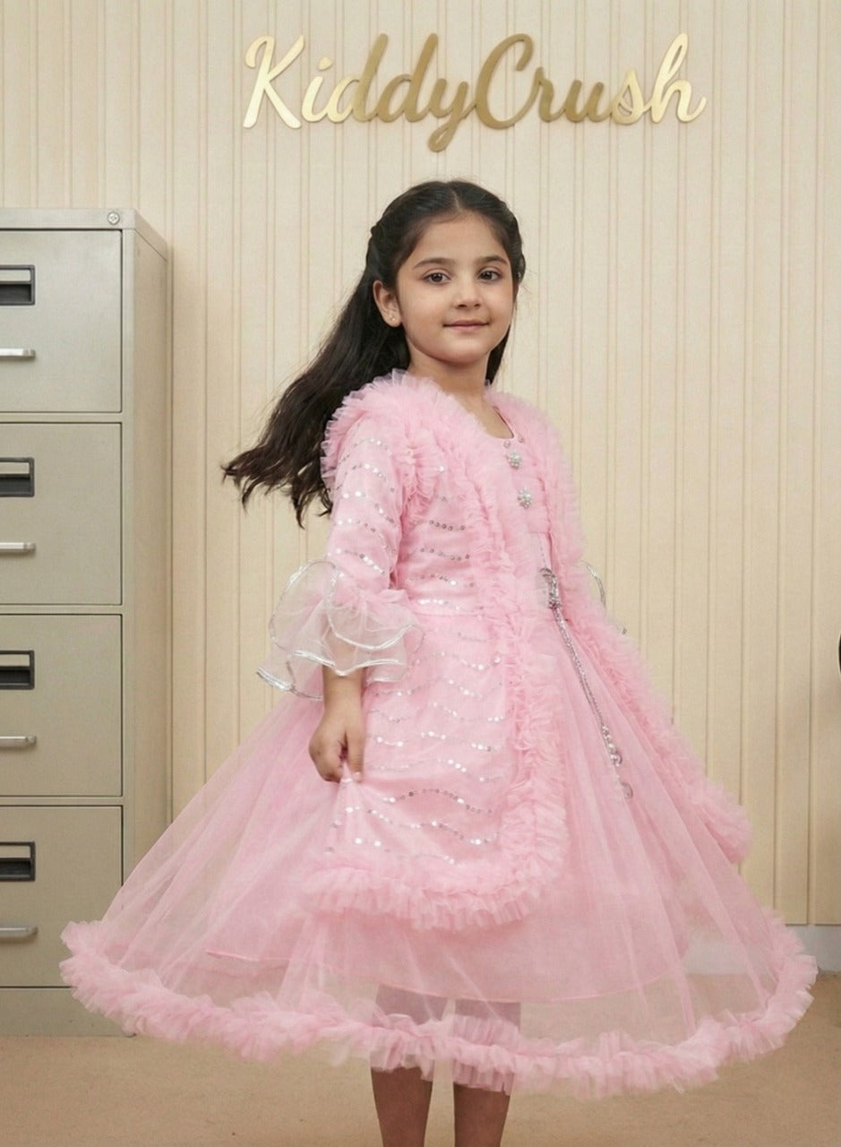 Luna Grace Frock – Blush Pink