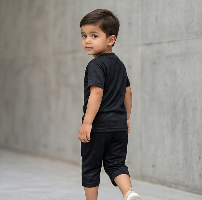 Apex Trail Co-ord Set – Midnight Black