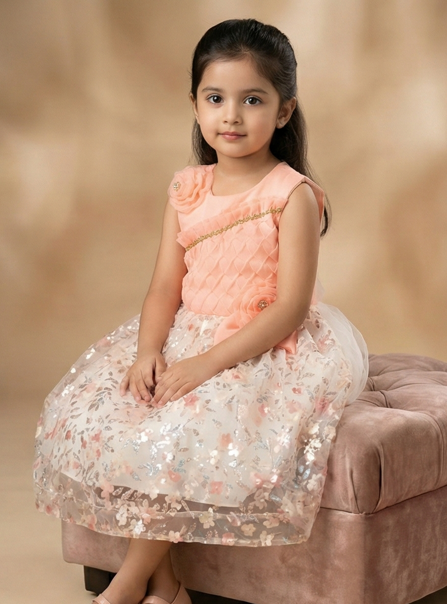 Peach Blossom Grace Frock