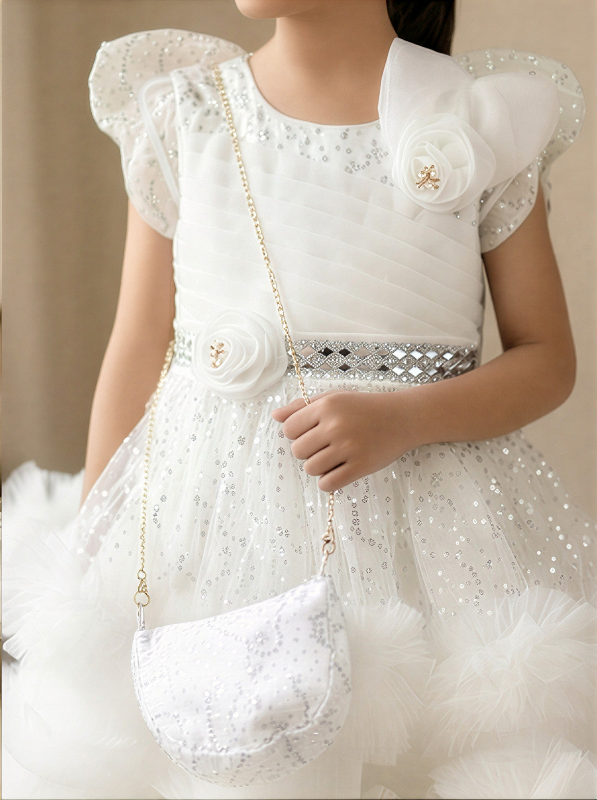 Fairy Belle Maxi Dress – Pearl White