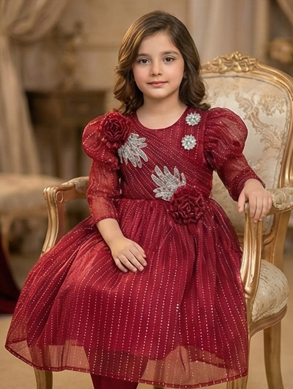 Rosé Royale Beaded Maxi