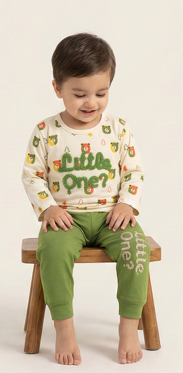 Sunny Cub Playwear Set – Green