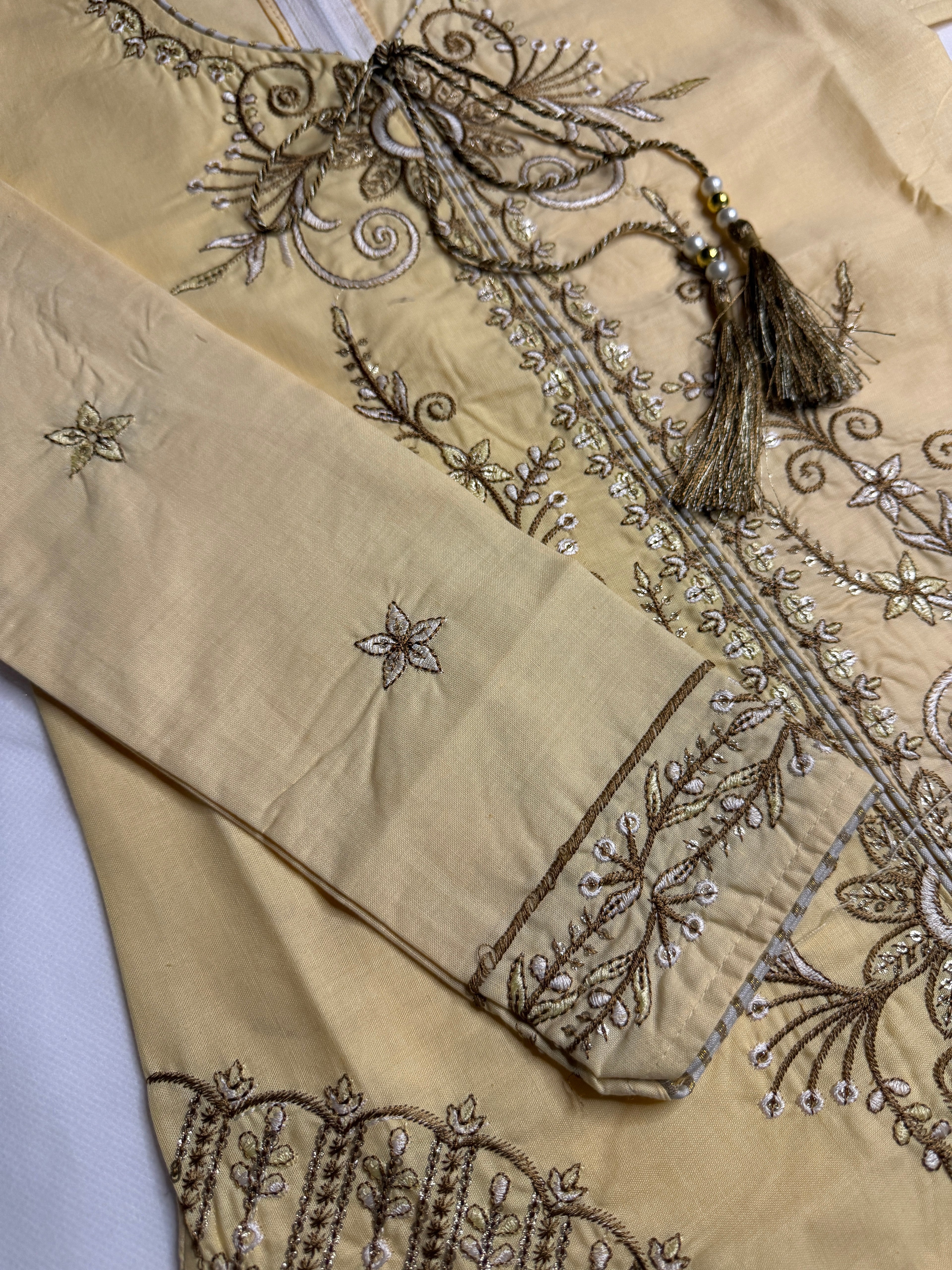 LIYANA FESTIVE SET – SOFT BUTTER YELLOW