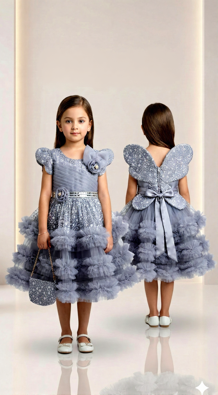 Mist Butterfly Party Frock