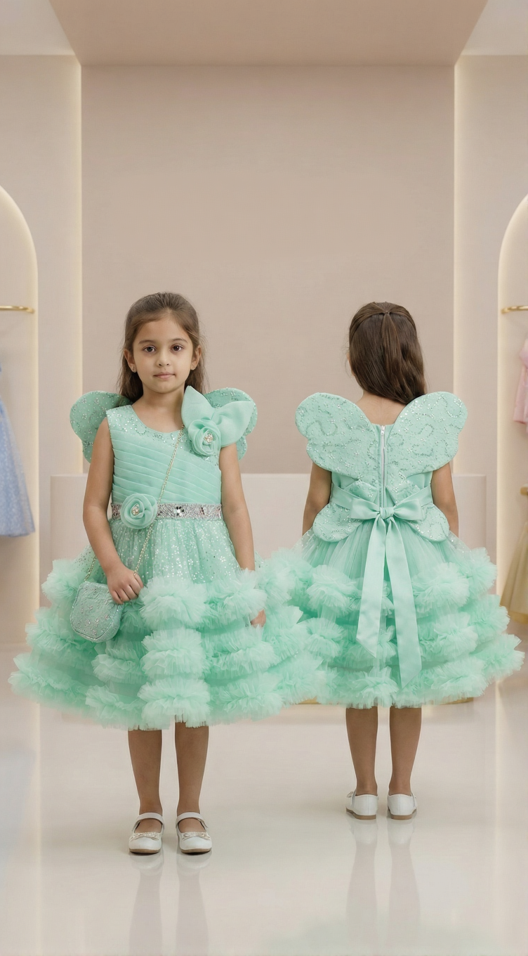 Mist Butterfly Party Frock