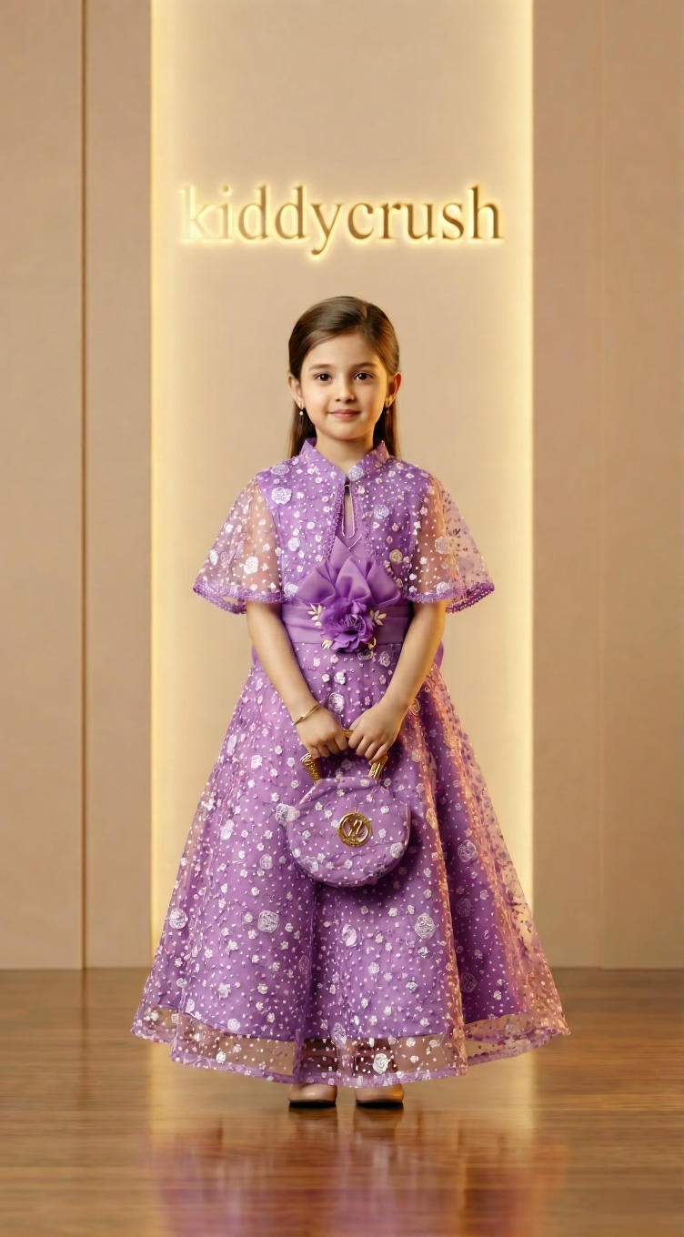 Pearl Snowflake Party Dress