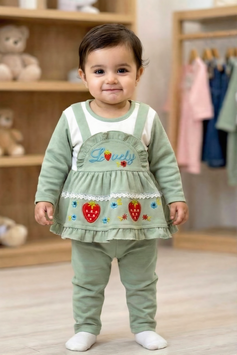 Strawberry Love Baby Two-Piece Set